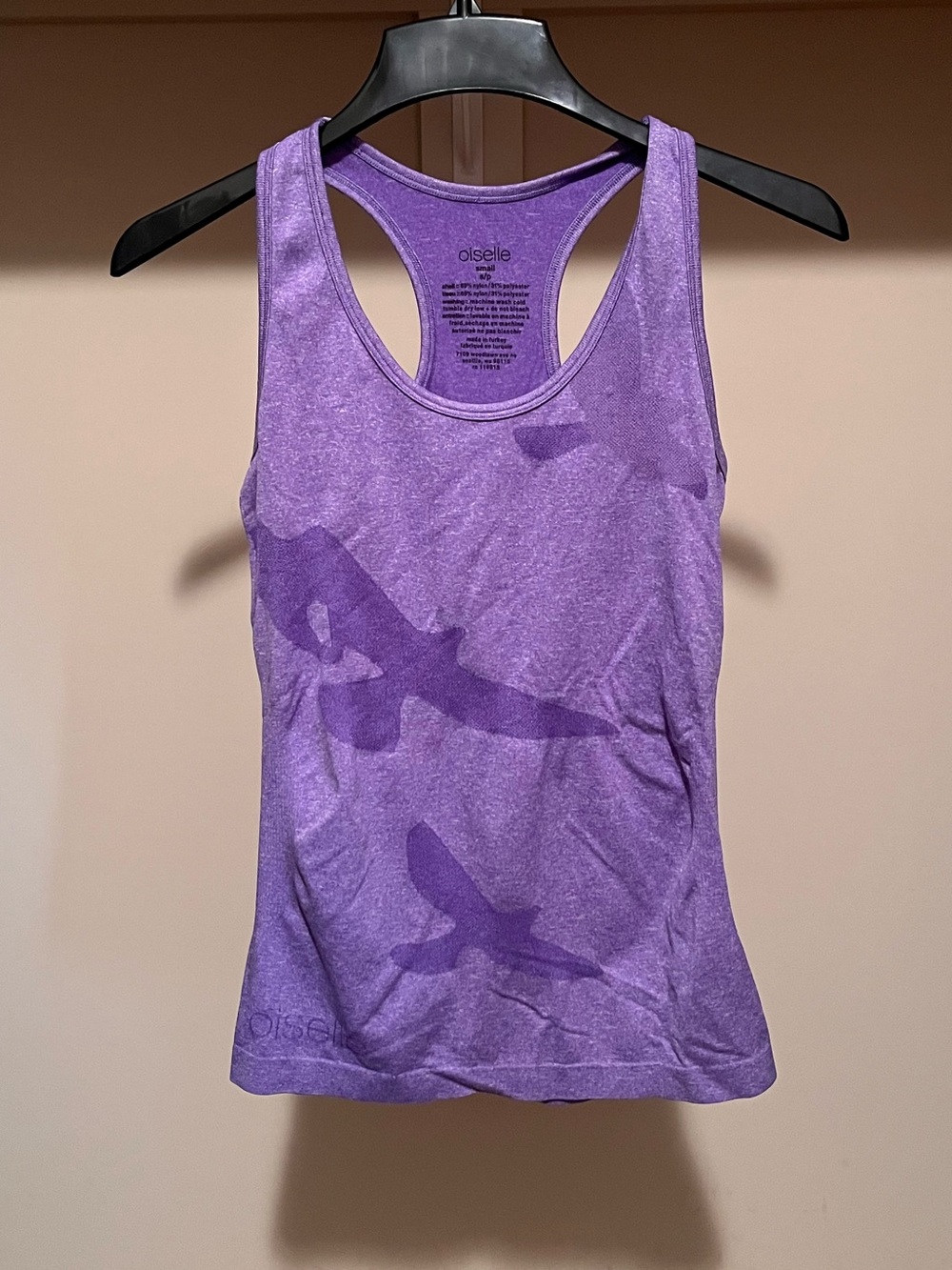 oiselle Purple Flyte Tank
